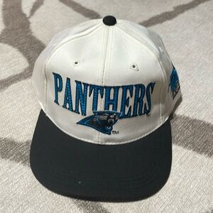 NOS: Vintage Carolina Panthers NFL Pro Line Sports Specialties 35% Cotton 1 Size